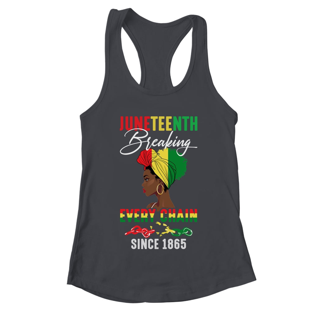 Juneteenth Breaking Every Chain Since 1865 For Women Men Shirt & Tank Top | teecentury
