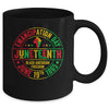 Juneteenth Celebrate Freedom 1865 African American Men Women Mug | teecentury