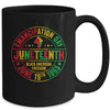 Juneteenth Celebrate Freedom 1865 African American Men Women Mug | teecentury