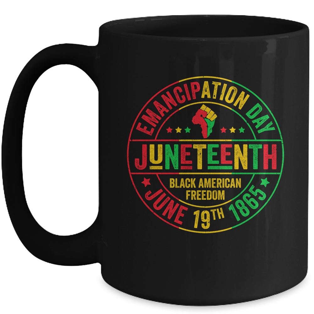 Juneteenth Celebrate Freedom 1865 African American Men Women Mug | teecentury