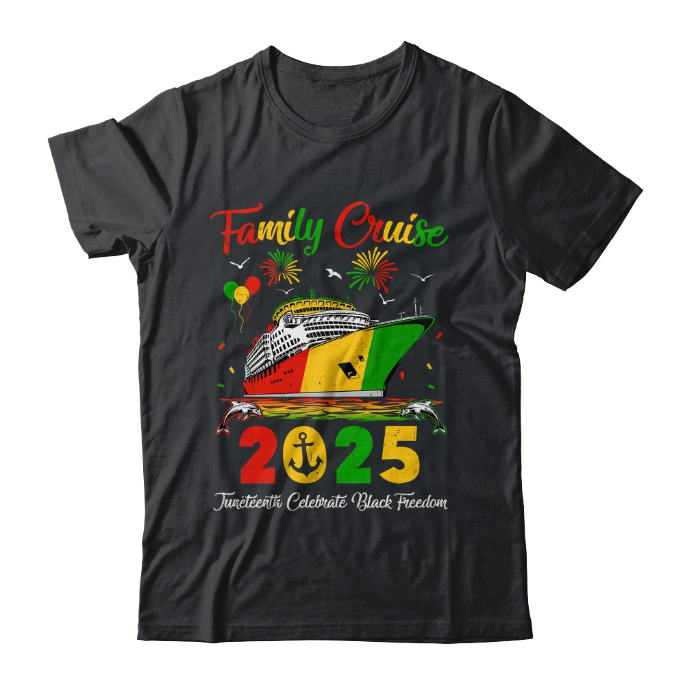 Juneteenth Family Cruise Vacation Trip 2025 Family Matching Shirt & Tank Top | teecentury