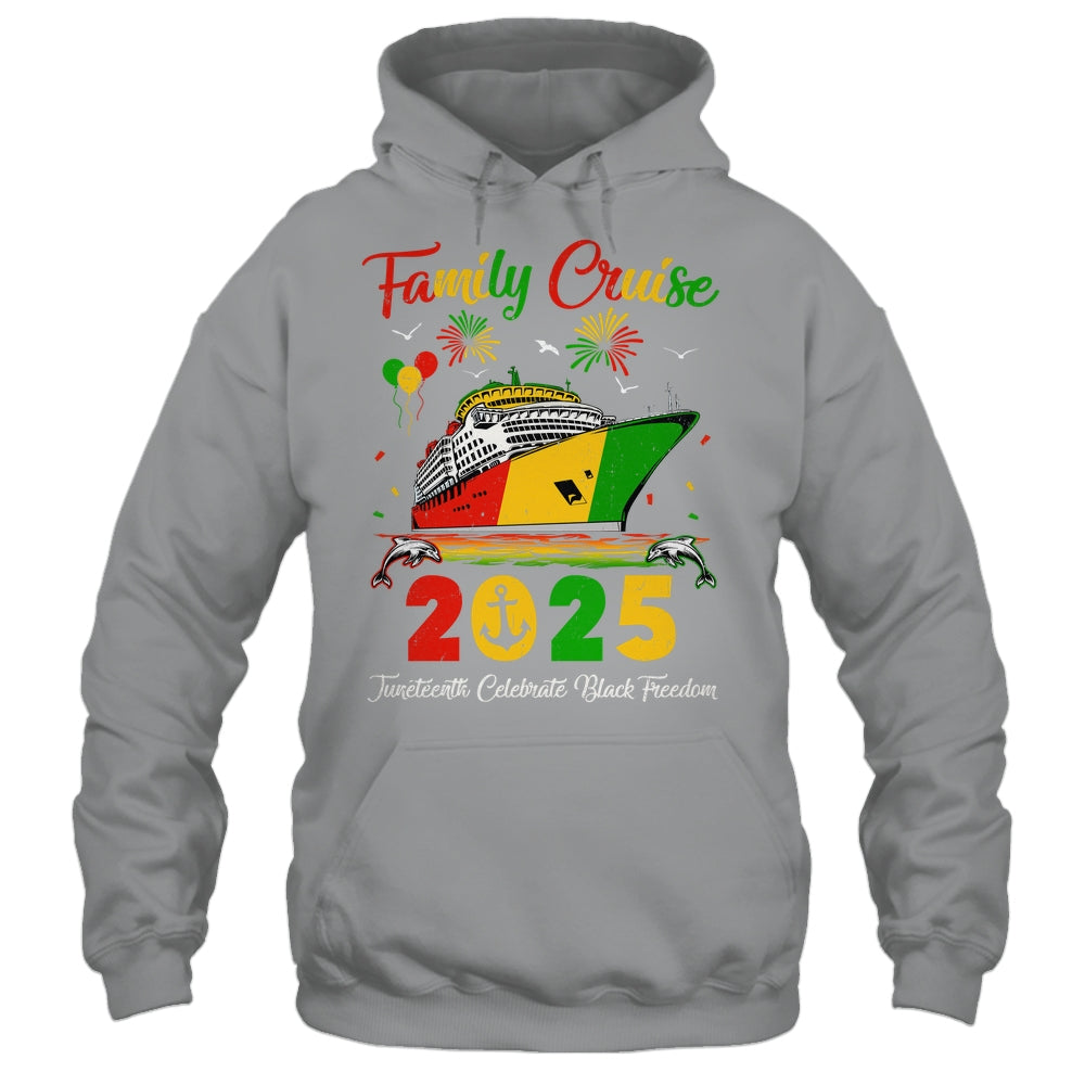 Juneteenth Family Cruise Vacation Trip 2025 Family Matching Shirt & Tank Top | teecentury