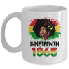 Juneteenth Freedom 1865 Black History African American Women Mug | teecentury