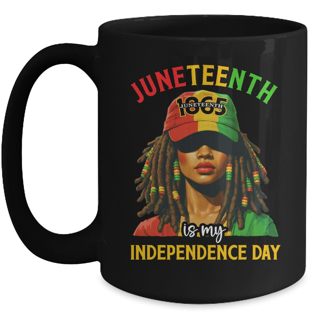Juneteenth Is My Independence Day Black Women Freedom 1865 Mug | teecentury