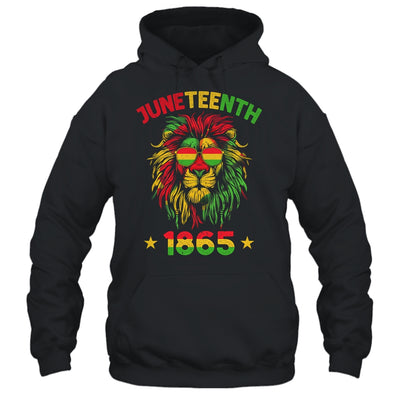 Juneteenth Lion 1865 Black History African American Men Boys Shirt & Hoodie | teecentury