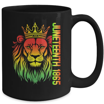 Juneteenth Men Women Celebrate African American Lion 1865 Mug | teecentury
