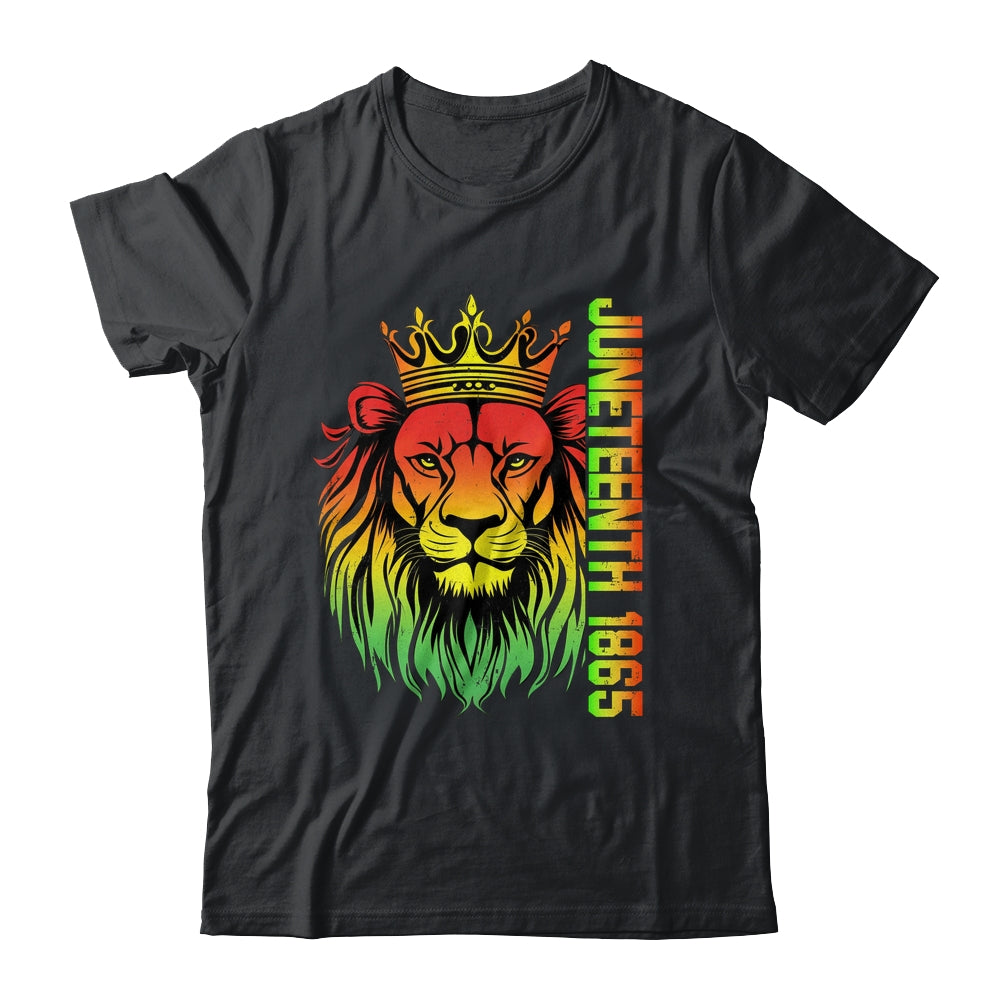 Juneteenth Men Women Celebrate African American Lion 1865 Shirt & Hoodie | teecentury