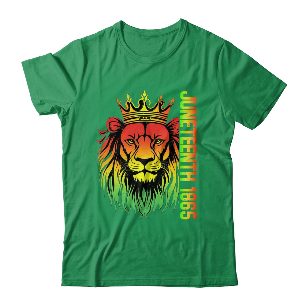 Juneteenth Men Women Celebrate African American Lion 1865 Shirt & Hoodie | teecentury