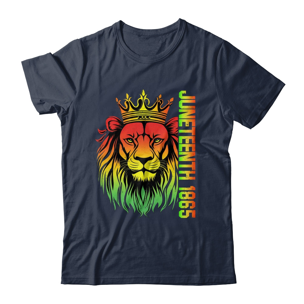 Juneteenth Men Women Celebrate African American Lion 1865 Shirt & Hoodie | teecentury