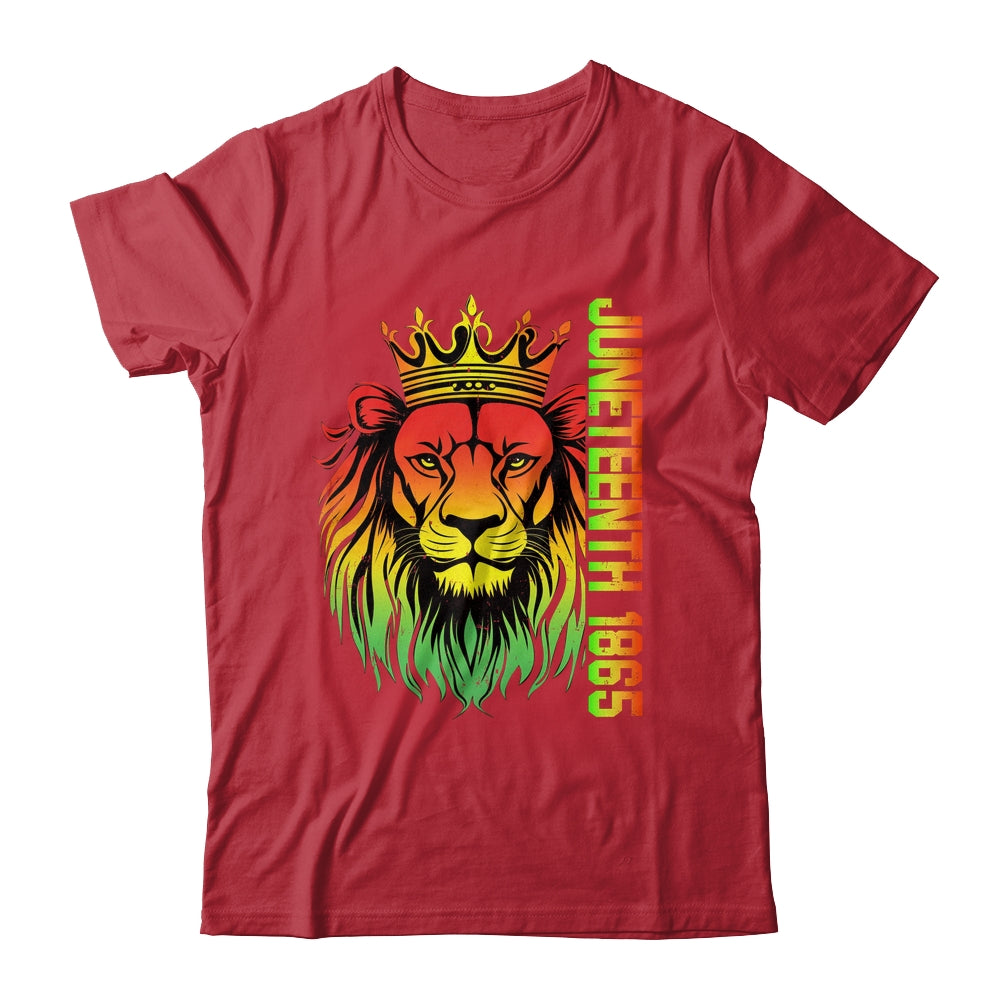 Juneteenth Men Women Celebrate African American Lion 1865 Shirt & Hoodie | teecentury