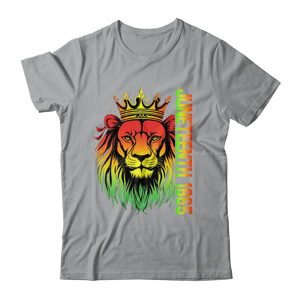 Juneteenth Men Women Celebrate African American Lion 1865 Shirt & Hoodie | teecentury