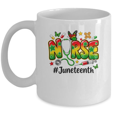 Juneteenth Nurse Life Black Nurse Women Black History Month Mug | teecentury
