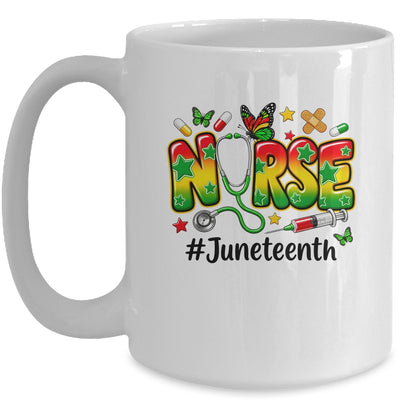 Juneteenth Nurse Life Black Nurse Women Black History Month Mug | teecentury
