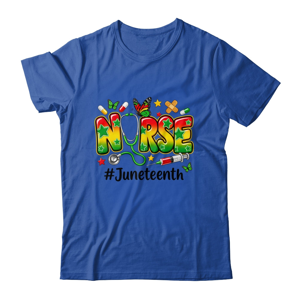 Juneteenth Nurse Life Black Nurse Women Black History Month Shirt & Tank Top | teecentury
