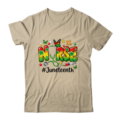 Juneteenth Nurse Life Black Nurse Women Black History Month Shirt & Tank Top | teecentury