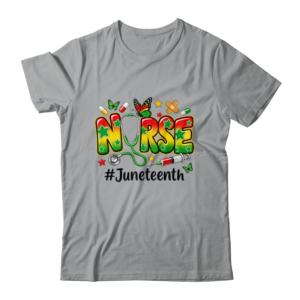 Juneteenth Nurse Life Black Nurse Women Black History Month Shirt & Tank Top | teecentury
