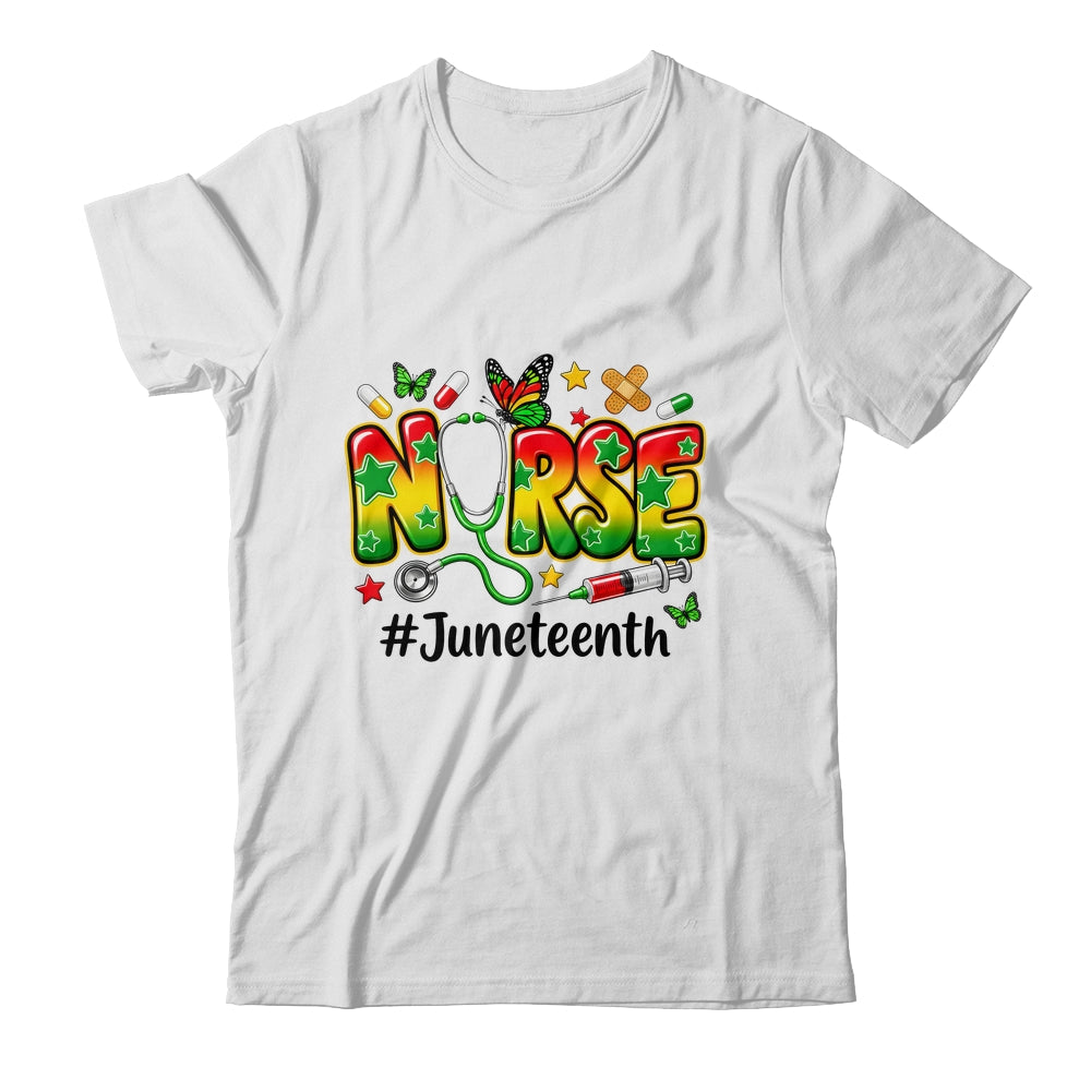 Juneteenth Nurse Life Black Nurse Women Black History Month Shirt & Tank Top | teecentury