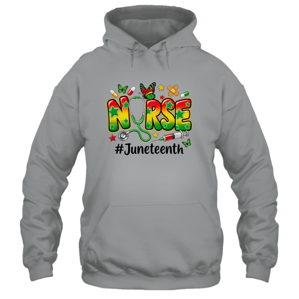 Juneteenth Nurse Life Black Nurse Women Black History Month Shirt & Tank Top | teecentury
