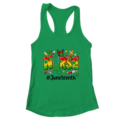 Juneteenth Nurse Life Black Nurse Women Black History Month Shirt & Tank Top | teecentury