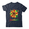 Juneteenth Sunflower Black African American Women Men Girls Shirt & Tank Top | teecentury