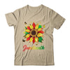 Juneteenth Sunflower Black African American Women Men Girls Shirt & Tank Top | teecentury