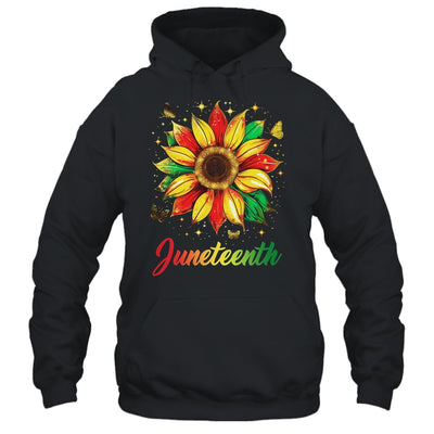 Juneteenth Sunflower Black African American Women Men Girls Shirt & Tank Top | teecentury