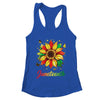 Juneteenth Sunflower Black African American Women Men Girls Shirt & Tank Top | teecentury