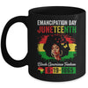 Juneteenth Women Black African Black American Feedom 1865 Mug | teecentury