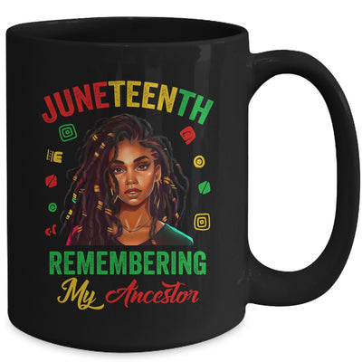Juneteenth Women Remembering My Ancestor Freedom African Mug | teecentury