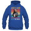 Just A Dad Who Always Came Back With The Milk Fathers Day Bear Shirt & Hoodie | teecentury