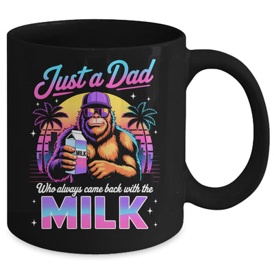 Just A Dad Who Always Came Back With The Milk Sasquatch Papa Mug | teecentury