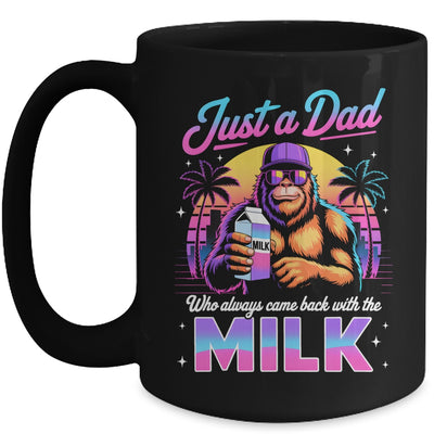 Just A Dad Who Always Came Back With The Milk Sasquatch Papa Mug | teecentury
