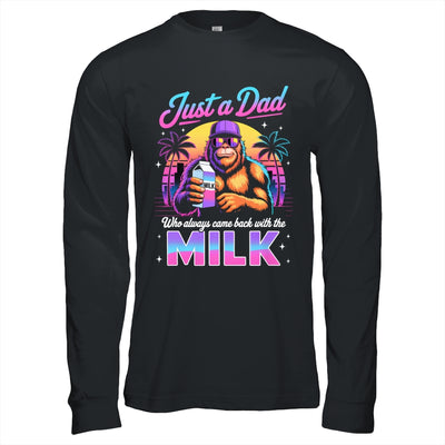 Just A Dad Who Always Came Back With The Milk Sasquatch Papa Shirt & Hoodie | teecentury
