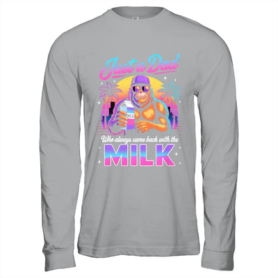 Just A Dad Who Always Came Back With The Milk Sasquatch Papa Shirt & Hoodie | teecentury