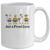 Just A Proud Goose LGBT LGBTQ Pride Rainbow Funny Goose Mug | teecentury