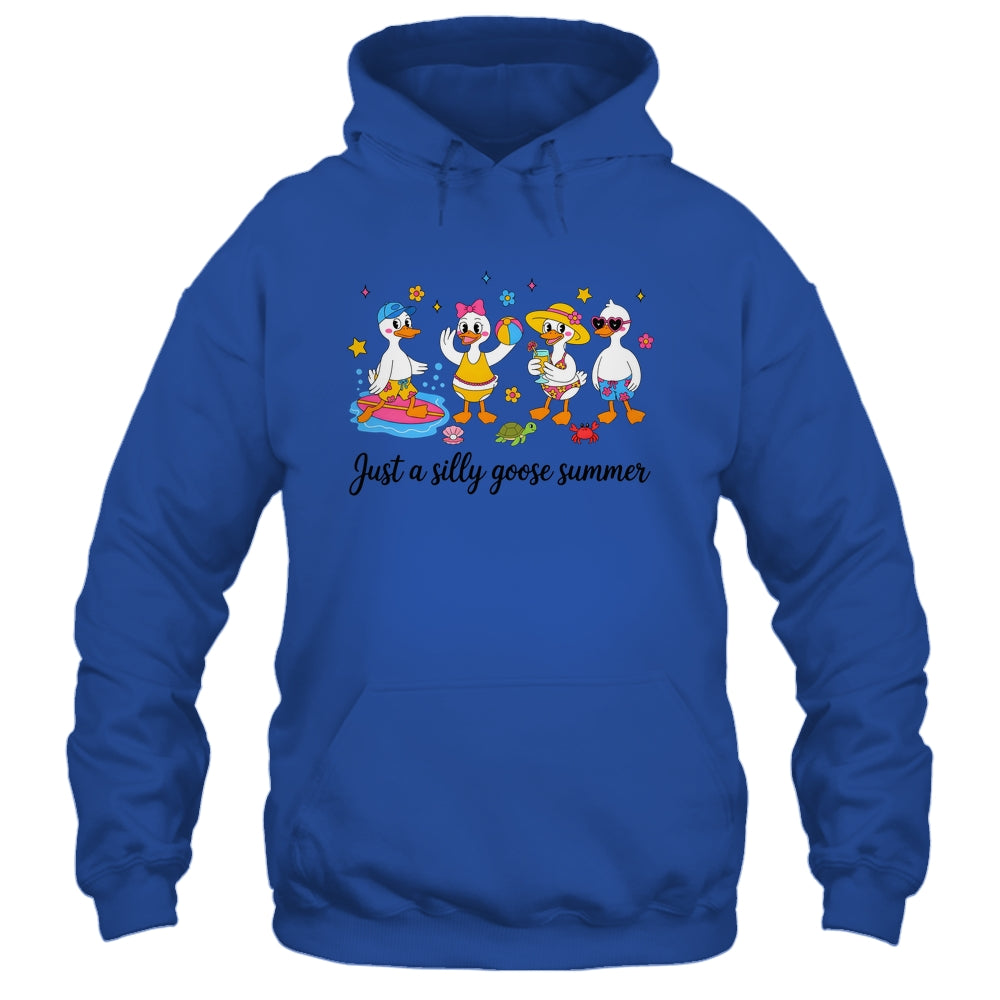 Just A Silly Goose Summer Girls Beach Vibes Cute Funny Goose Shirt & Tank Top | teecentury