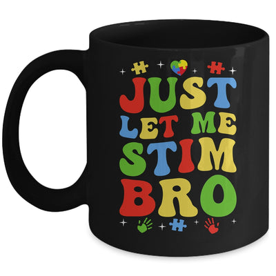 Just Let Me Stim Bro Kids Boys Funny Autism Awareness Month Mug | teecentury