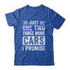 Just One More Car I Promise Mechanic Car Garage Retro Shirt & Hoodie | teecentury