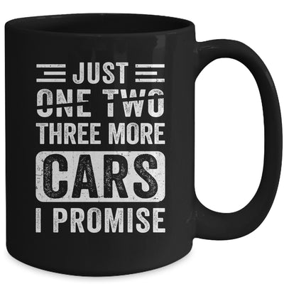 Just One More Car I Promise Mechanic Car Garage Retro Mug | teecentury