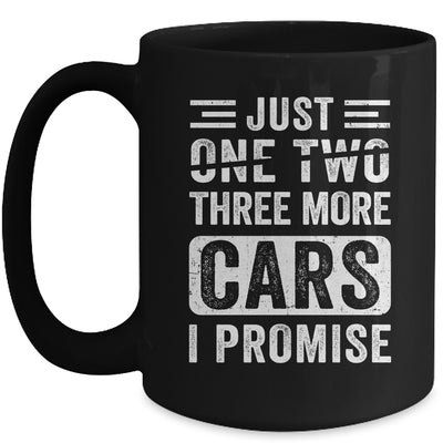 Just One More Car I Promise Mechanic Car Garage Retro Mug | teecentury