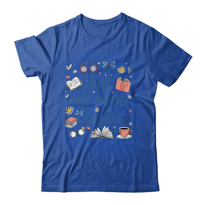 Just One More Chapter Books And Coffee Book Lover Bookworm Shirt & Hoodie | teecentury