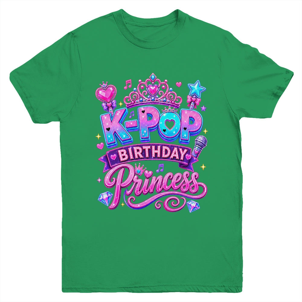 K-Pop Birthday Princess Music Lover Matching Girl Family Youth Shirt | teecentury