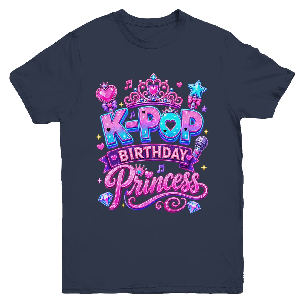 K-Pop Birthday Princess Music Lover Matching Girl Family Youth Shirt | teecentury