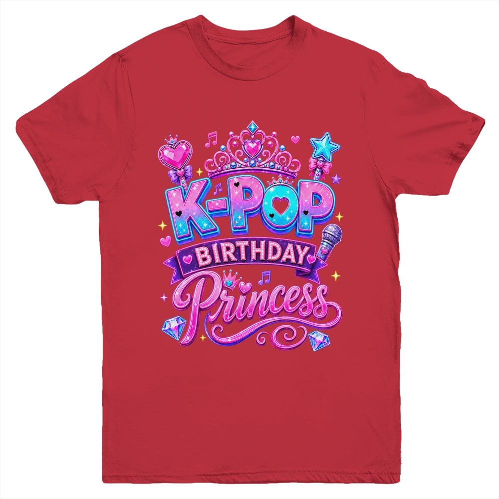 K-Pop Birthday Princess Music Lover Matching Girl Family Youth Shirt | teecentury