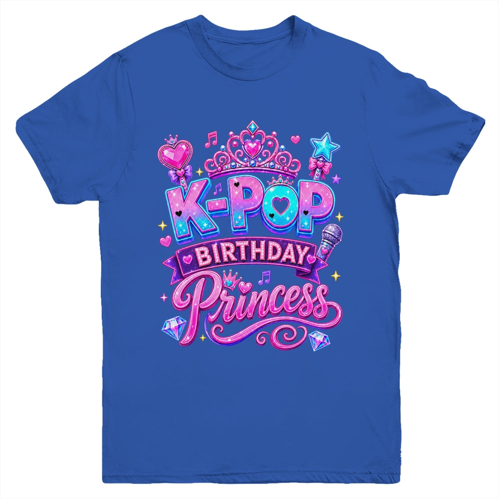 K-Pop Birthday Princess Music Lover Matching Girl Family Youth Shirt | teecentury