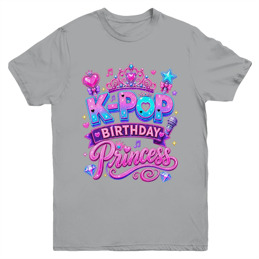 K-Pop Birthday Princess Music Lover Matching Girl Family Youth Shirt | teecentury
