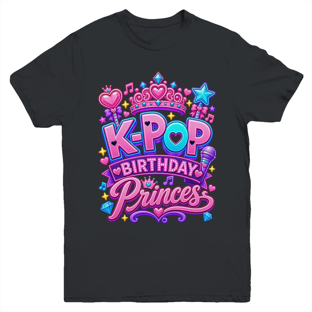 K-Pop Birthday Princess Music Lover Matching Girl Family Youth Shirt | teecentury
