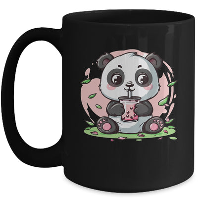 Kawaii Cute Anime Panda Drinking Bubble Boba Tea Girls Mug | teecentury