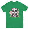 Kawaii Cute Anime Panda Drinking Bubble Boba Tea Girls Youth Shirt | teecentury