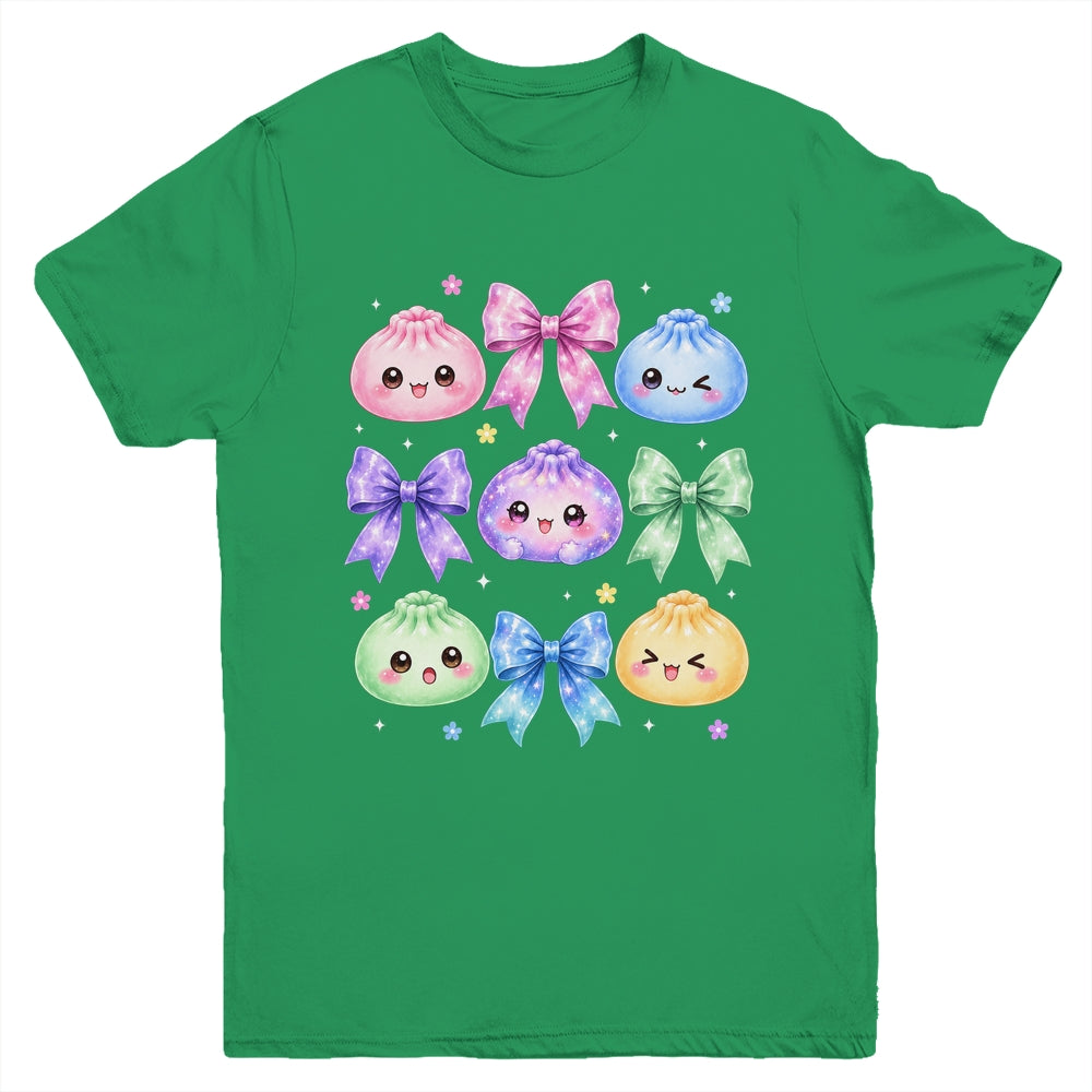 Kawaii Dumpling Cute Pastel Anime Coquette Lovers Kids Girl Youth Shirt | teecentury